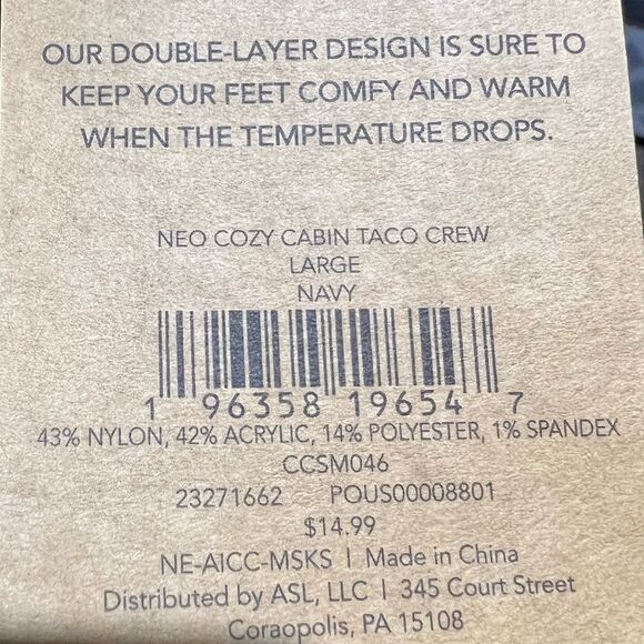 😊3/$30 🌮taco🧦 COZY CABIN SOCKS
ALOE INFUSED • COMFY • SNUG FIT Blue new🏷 - Picture 10 of 12